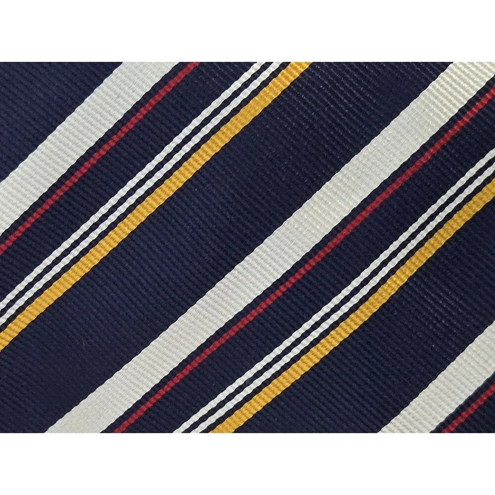 T. Foley Designs New York Tie 100% Silk Striped Business Office Formal